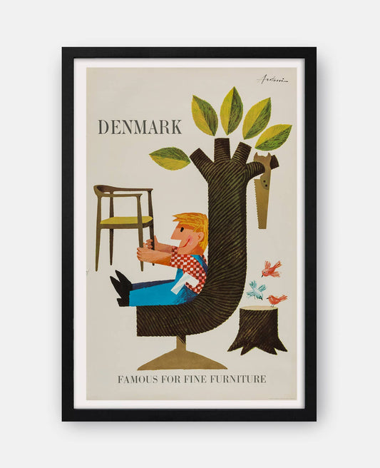 Famous for Fine Furniture (Denmark) 1960s Poster