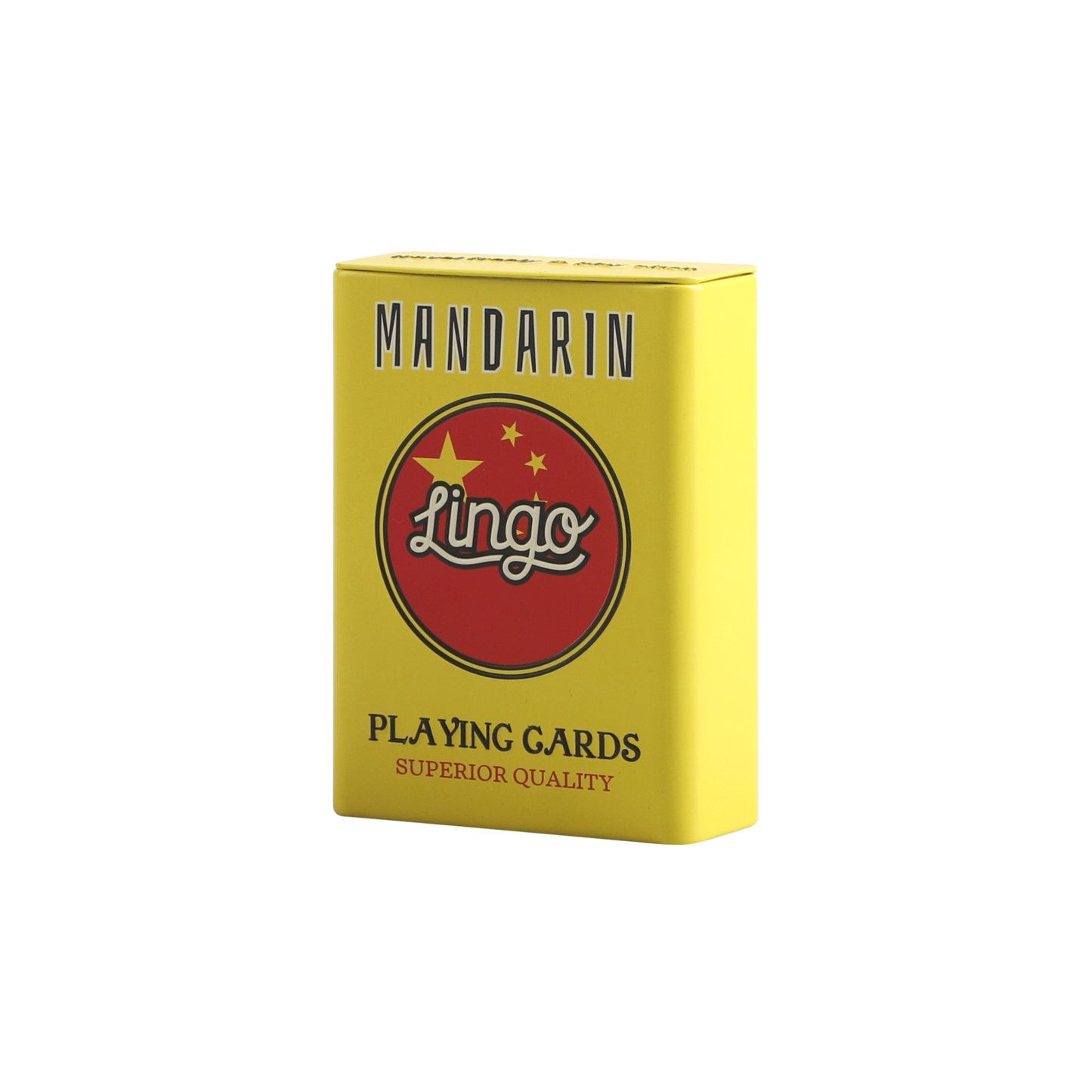 Mandarin Travel Playing Cards in Tin Travel Case