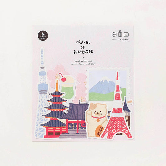 Tokyo Travel Diary Sticker Pack