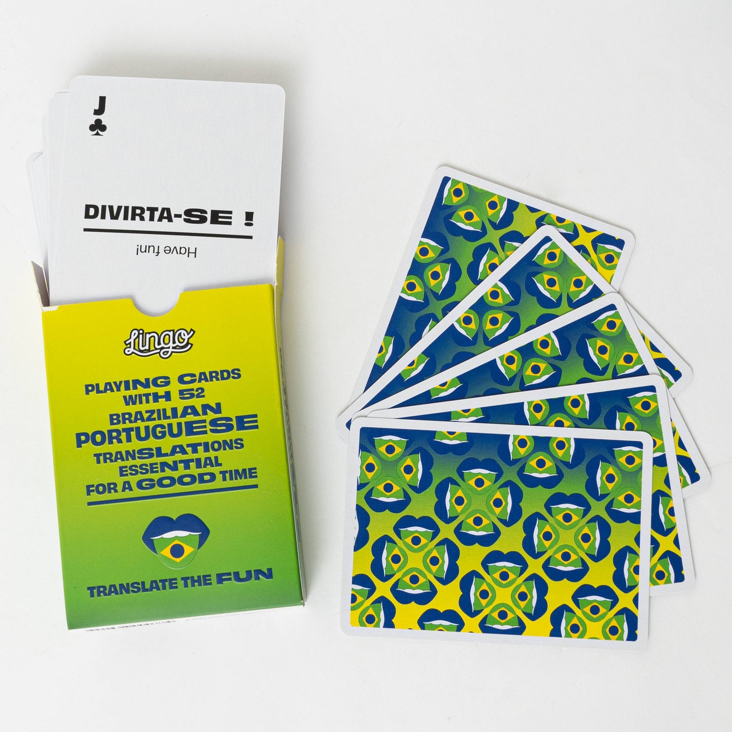 Brazilian Playing Cards in Tin Travel Case