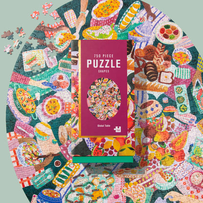 Global Table 750 Piece Jigsaw Puzzle