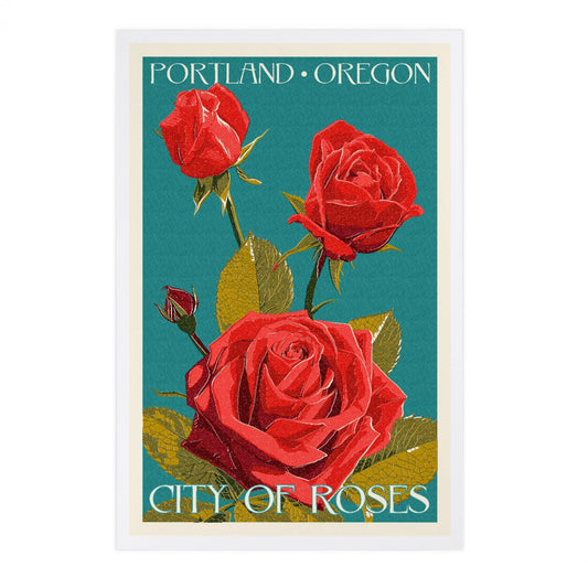 Portland City of Roses Postcard