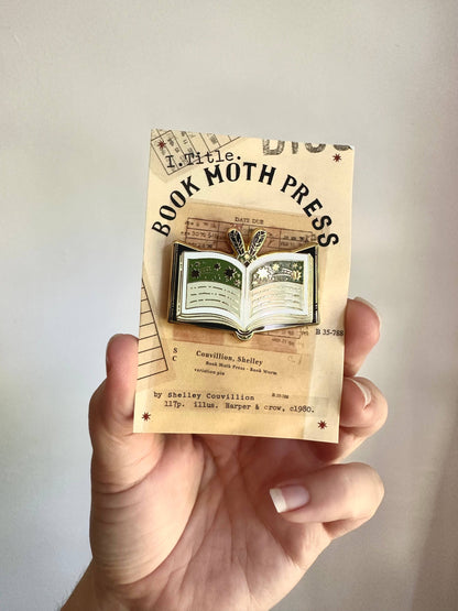 Book Moth - Enamel Pin