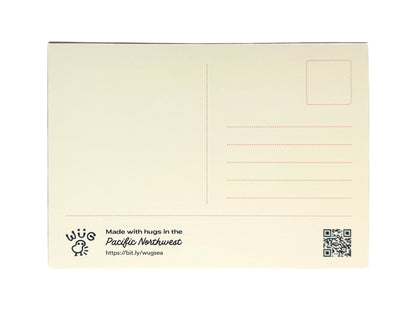 "Pucker Up" in the Pacific Northwest Oysters Postcard