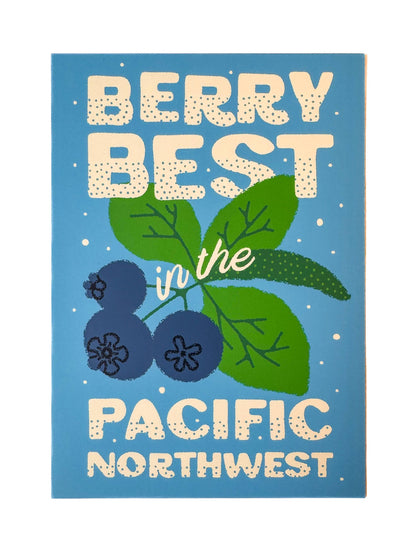 Berry Best in the Pacific Northwest Postcard