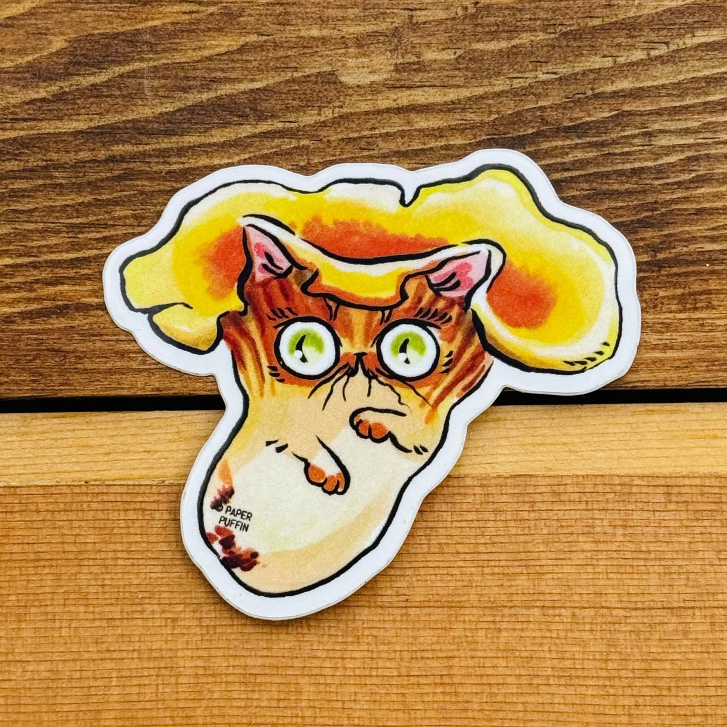 Chanterelle Cutie Cat Sticker