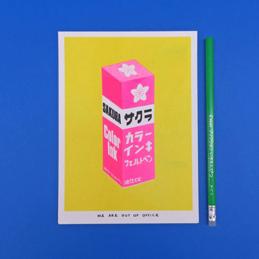 Japanese Sakura ink Risograph