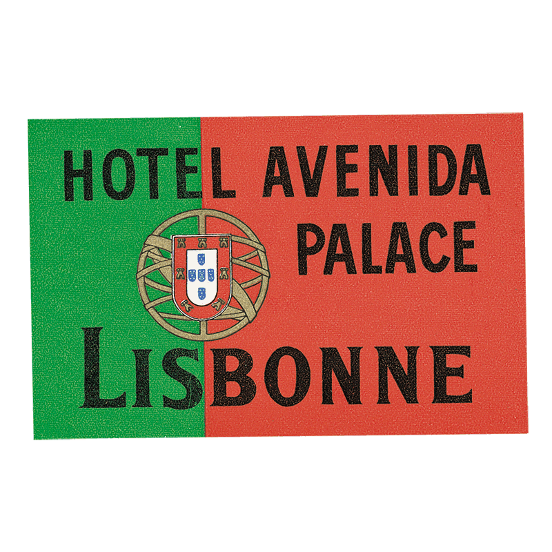 Grand Hotels - Travel Label Sticker Box