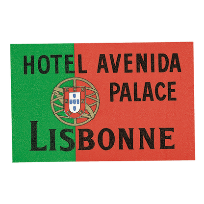 Grand Hotels - Travel Label Sticker Box