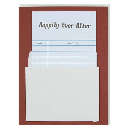 Library Happily Ever After Greeting Card