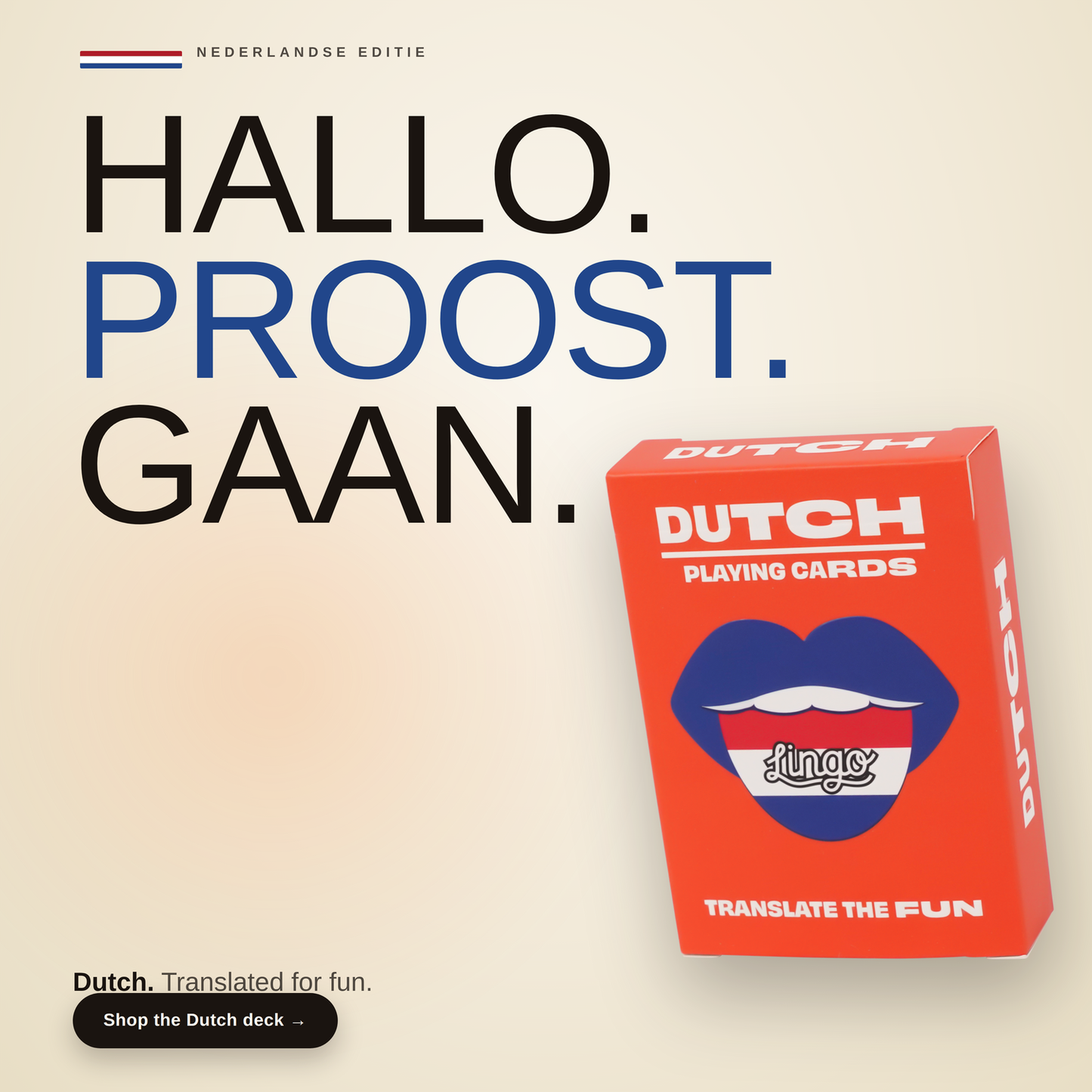 Dutch Travel Playing Cards