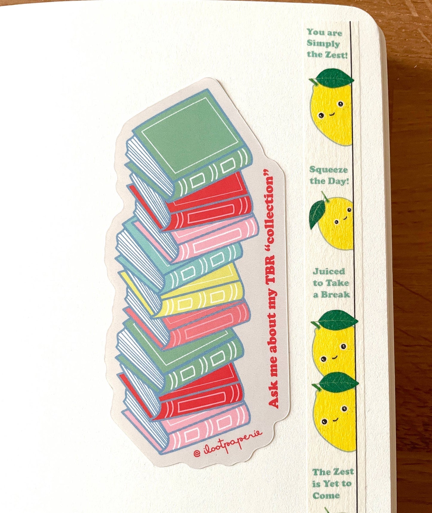 Ask Me About My TBR "Collection" Sticker Single or Set of 3