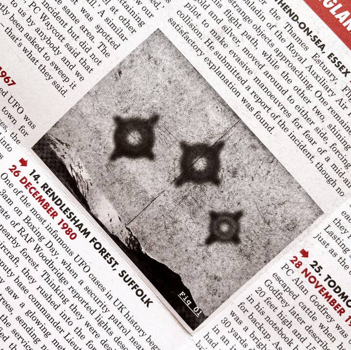 Skies Above England - UFO Aliens Map & Cultural Guide