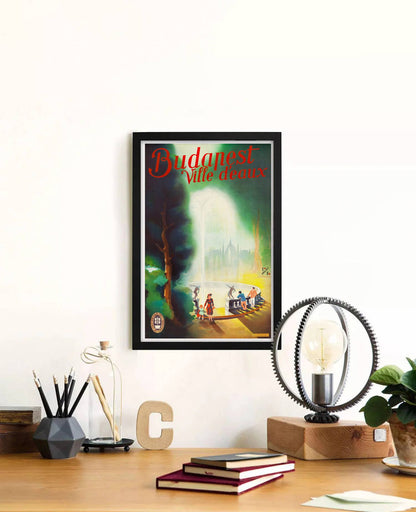 BUDAPEST (Ville d’eaux) 1930 Poster
