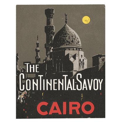 Grand Hotels - Travel Label Sticker Box
