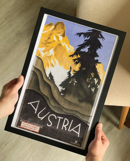 Austria 1930s Travel Poster