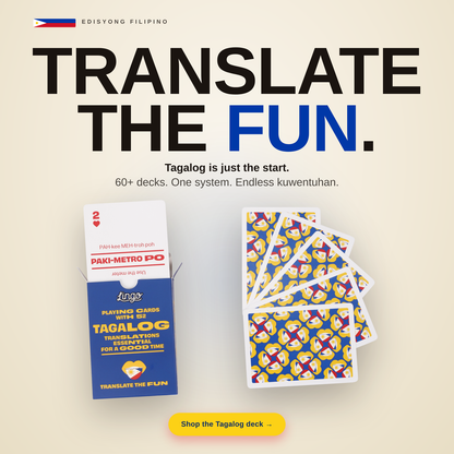 Tagalog Travel Playing Cards