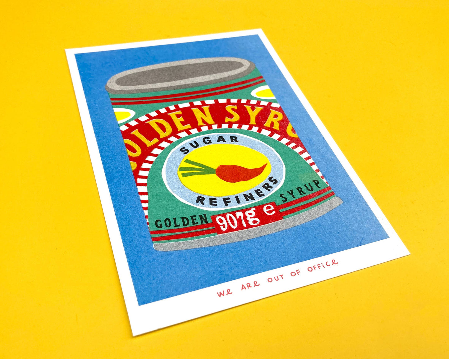 English Golden Syrup Risograph