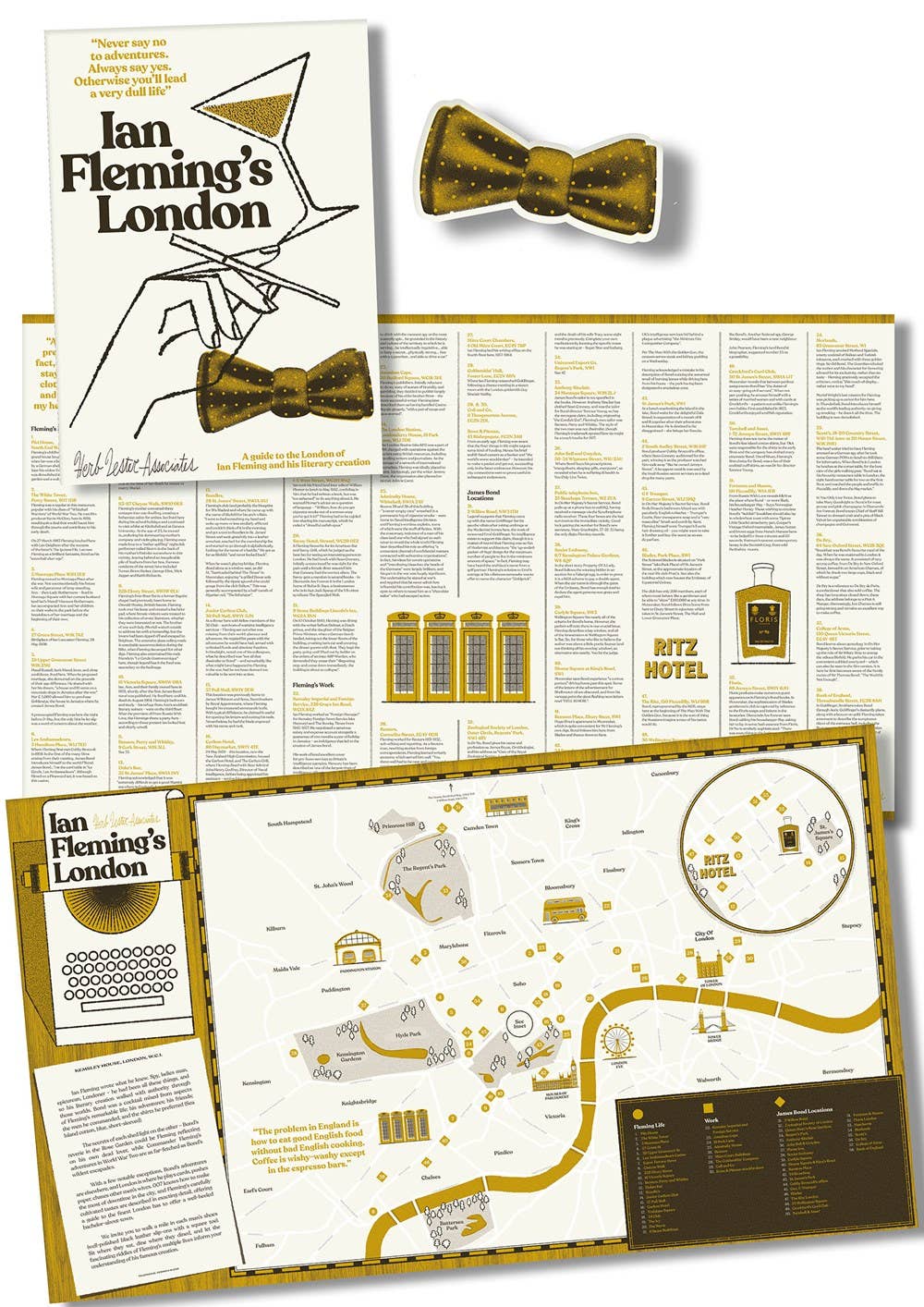 Ian Fleming's London Map