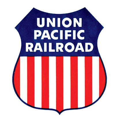 Railroads Across America - Travel Label Sticker Box