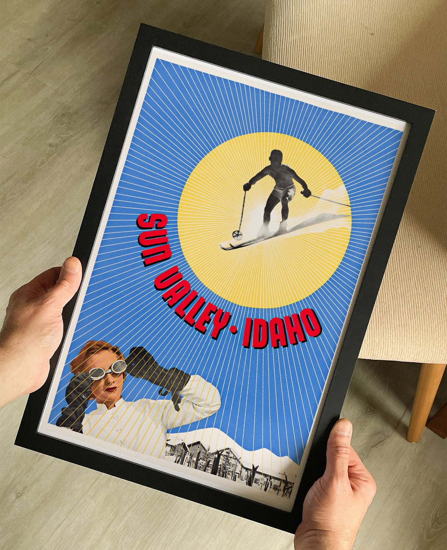 Sun Valley, Idaho Vintage Travel Poster