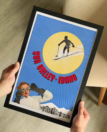 Sun Valley, Idaho Vintage Travel Poster