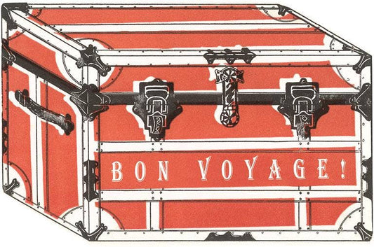 Steamer Trunk Postcard