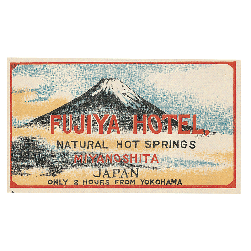 Grand Hotels - Travel Label Sticker Box