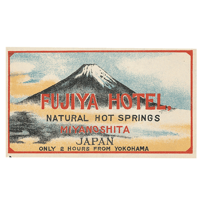 Grand Hotels - Travel Label Sticker Box