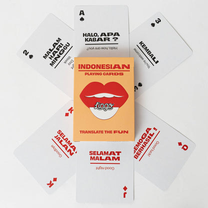 Indonesian Travel Playing Cards