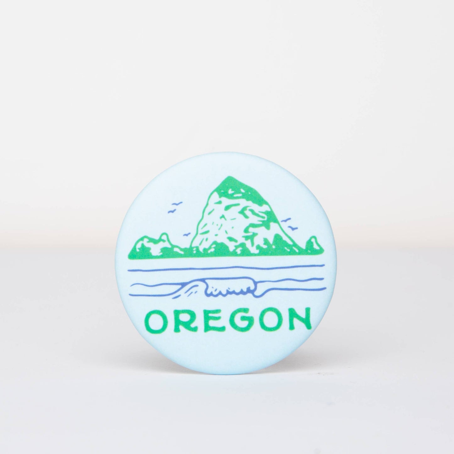 Oregon Coast Round Magnet