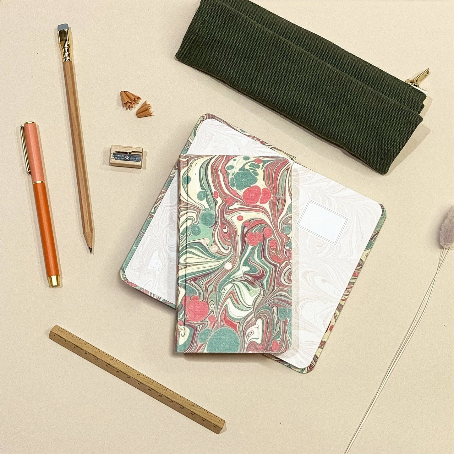 Halcyon Marble Pocket Hardcover Journal