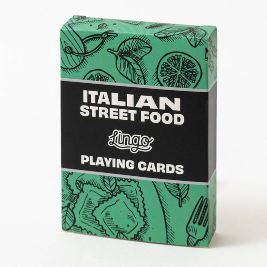 Italian Street Food Playing Cards