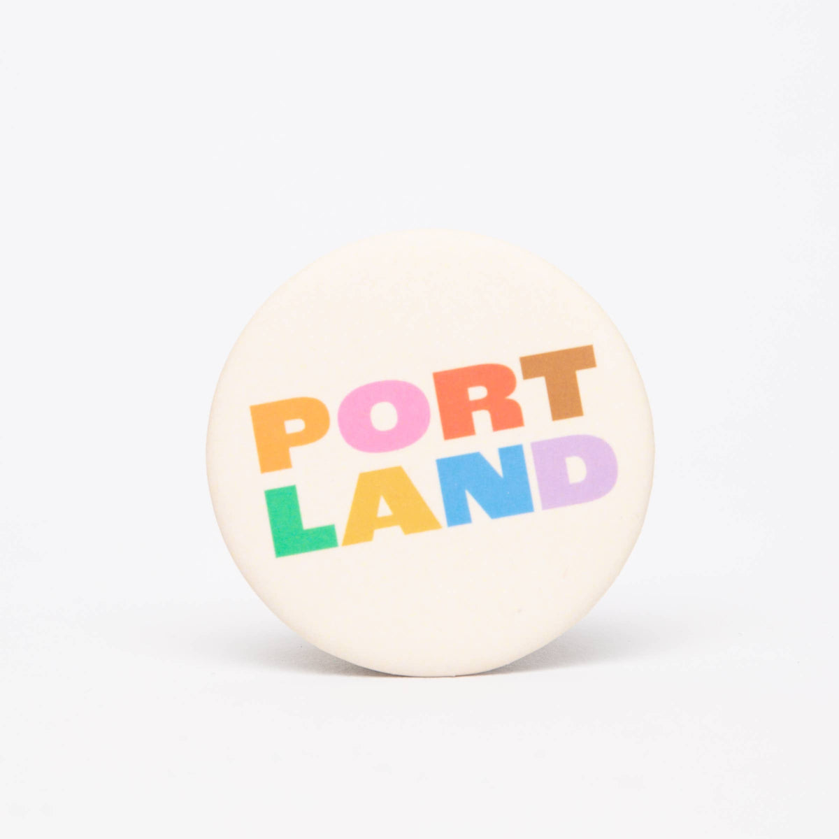 Portland Color Block Round Magnet