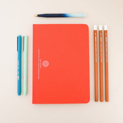 Flexi Linen Journal Persimmon