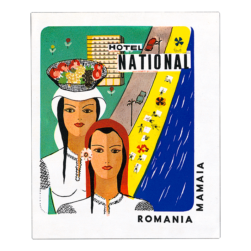 Exotic Destinations - Travel Label Sticker Box