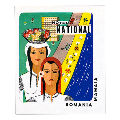 Exotic Destinations - Travel Label Sticker Box