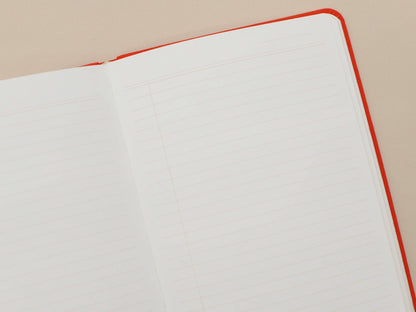 Flexi Linen Journal Persimmon
