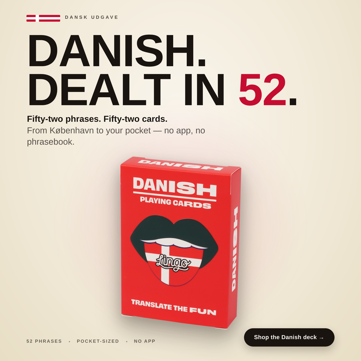 Danish Travel Playing Cards