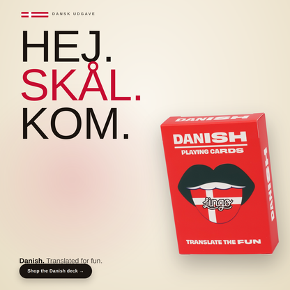 Danish Travel Playing Cards