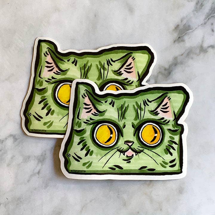 Oregon Cat Sticker
