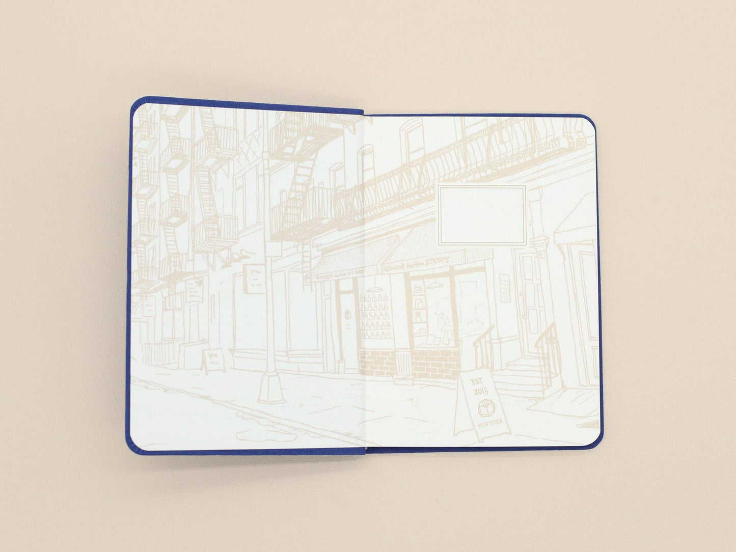 Flexi Linen Journal Azure