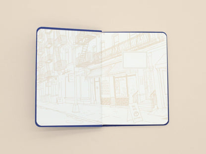 Flexi Linen Journal Azure
