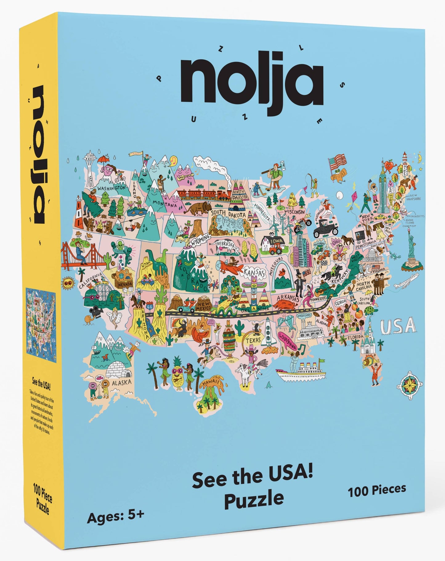 Nolja See the USA 100pc Jigsaw Puzzle