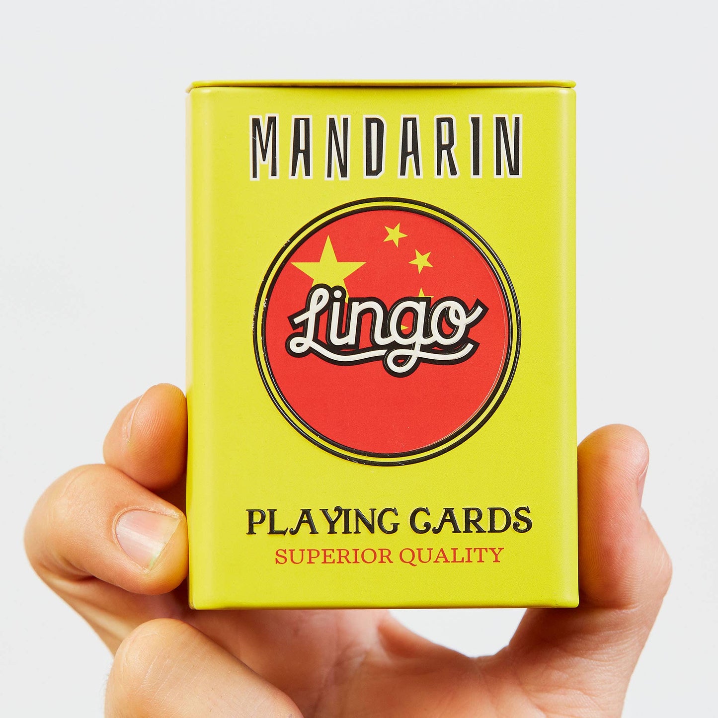 Mandarin Travel Playing Cards in Tin Travel Case