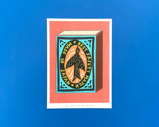 Japanese safety matches Risograph
