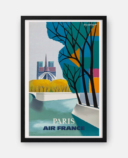 AIR FRANCE (Paris) 1959 Poster