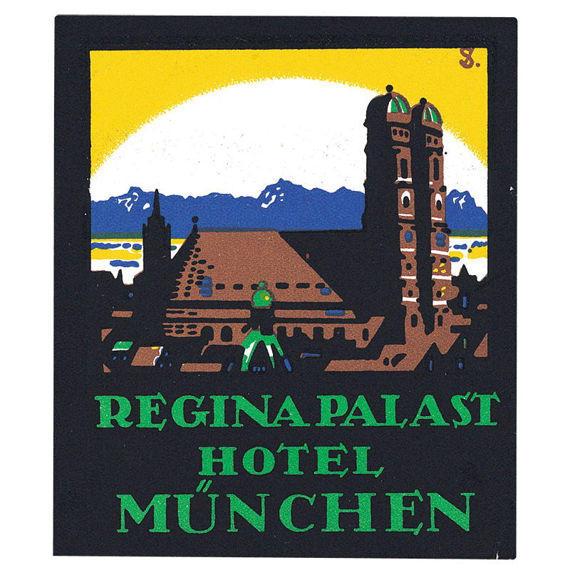 Grand Hotels - Travel Label Sticker Box