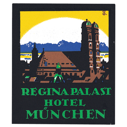 Grand Hotels - Travel Label Sticker Box