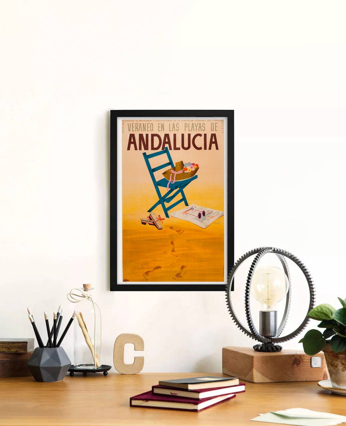 Andalucia Spain Vintage Travel Poster